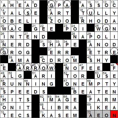 1120-13 New York Times Crossword Answers 20 Nov 13, Wednesday