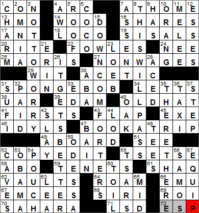 1121-13 New York Times Crossword Answers 21 Nov 13, Thursday