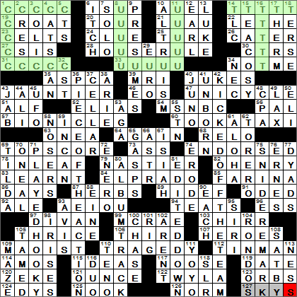 1215-13 New York Times Crossword Answers 15 Dec 13, Sunday