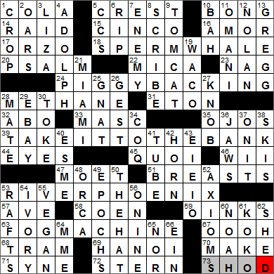 1223-13 New York Times Crossword Answers 23 Dec 13, Monday