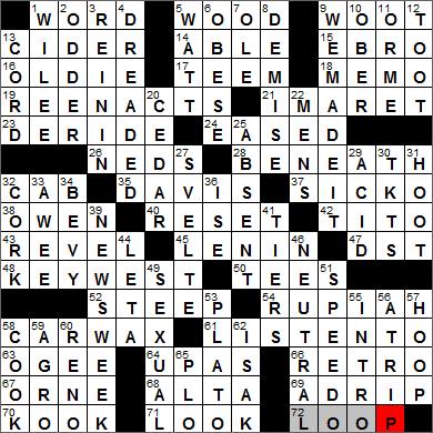 0121-14 New York Times Crossword Answers 21 Jan 14, Tuesday