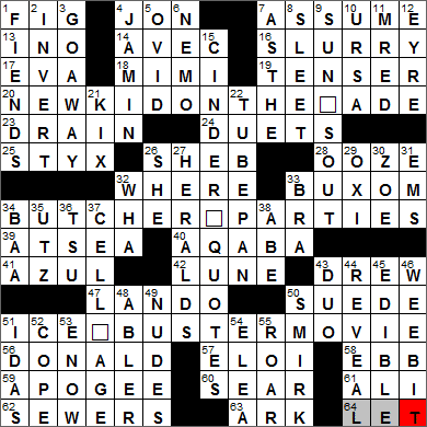 0123-14 New York Times Crossword Answers 23 Jan 14, Thursday