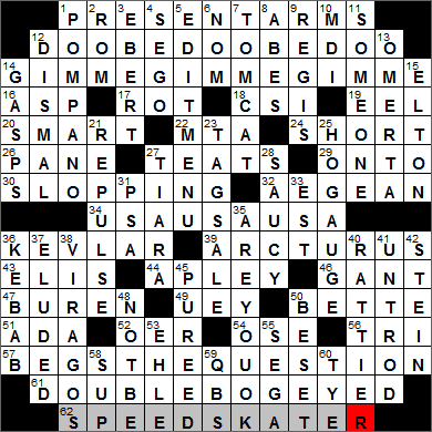 0207-14 New York Times Crossword Answers 7 Feb 14, Friday