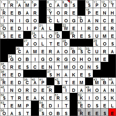 0221-14 New York Times Crossword Answers 21 Feb 14, Friday