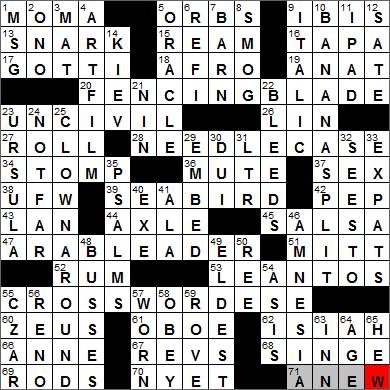 0225-14 New York Times Crossword Answers 25 Feb 14, Tuesday