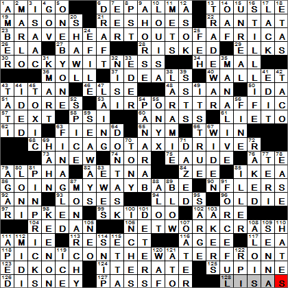 0302-14 New York Times Crossword Answers 2 Mar 14, Sunday
