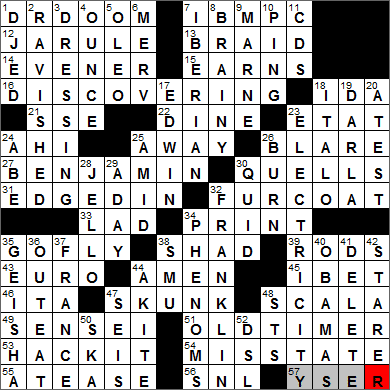 0304-14 New York Times Crossword Answers 4 Mar 14, Tuesday
