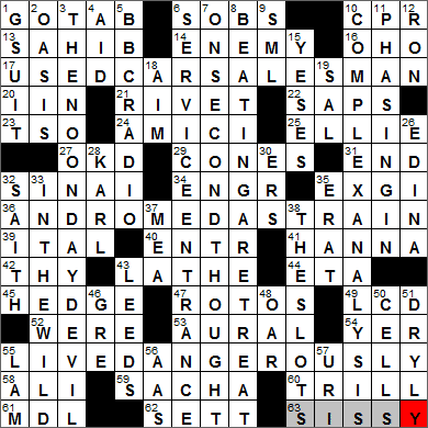 0314-14 New York Times Crossword Answers 14 Mar 14, Friday
