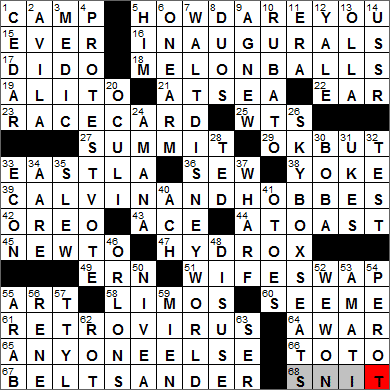 0426-14 New York Times Crossword Answers 26 Apr 14, Saturday