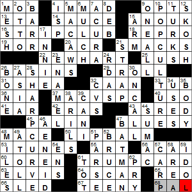0430-14 New York Times Crossword Answers 30 Apr 14, Wednesday