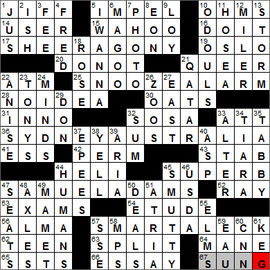0602-14 New York Times Crossword Answers 2 Jun 14, Monday
