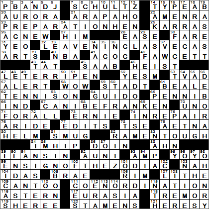 0615-14 New York Times Crossword Answers 15 Jun 14, Sunday