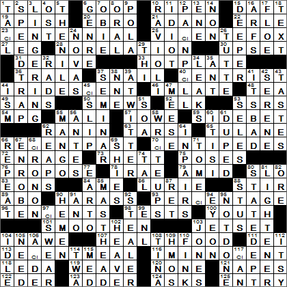 0622-14 New York Times Crossword Answers 22 Jun 14, Sunday
