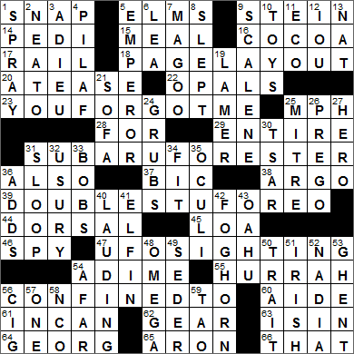 0714-14 New York Times Crossword Answers 14 Jul 14, Monday