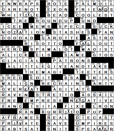 0720-14 New York Times Crossword Answers 20 Jul 14, Sunday