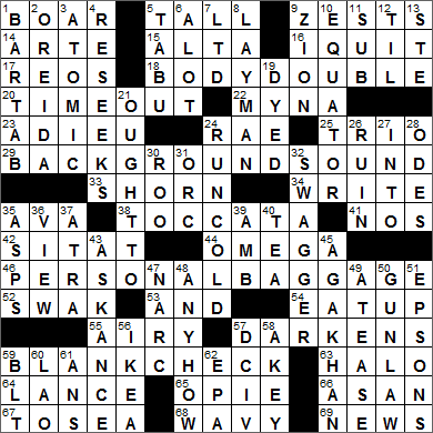 0723-14 New York Times Crossword Answers 23 Jul 14, Wednesday