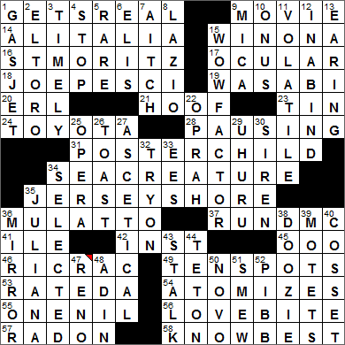 0726-14 New York Times Crossword Answers 26 Jul 14, Saturday