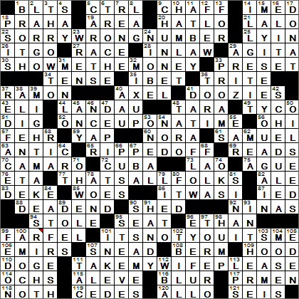 0727-14 New York Times Crossword Answers 27 Jul 14, Sunday