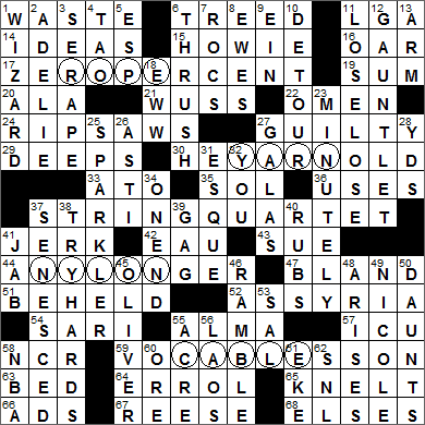 0728-14 New York Times Crossword Answers 28 Jul 14, Monday