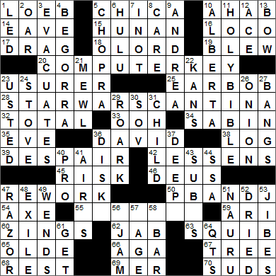 0731-14 New York Times Crossword Answers 31 Jul 14, Thursday