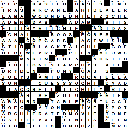 0803-14 New York Times Crossword Answers 3 Aug 14, Sunday