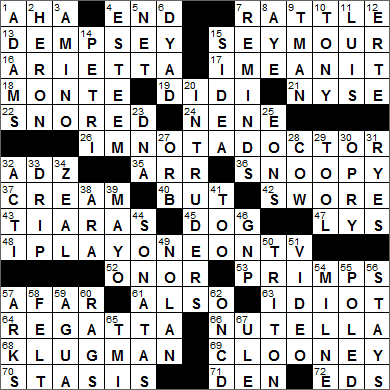 0812-14 New York Times Crossword Answers 12 Aug 14, Tuesday