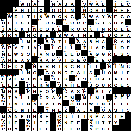 0817-14 New York Times Crossword Answers 17 Aug 14, Sunday