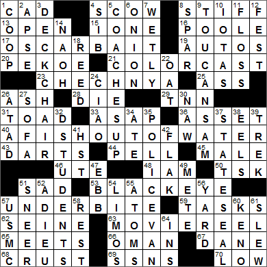 0818-14 New York Times Crossword Answers 18 Aug 14, Monday
