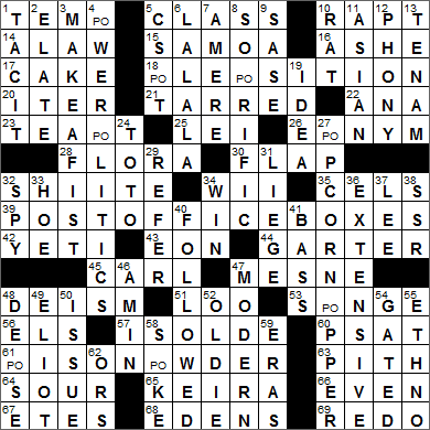 0821-14 New York Times Crossword Answers 21 Aug 14, Thursday