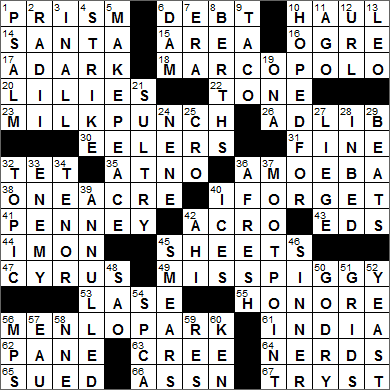 0826-14 New York Times Crossword Answers 26 Aug 14, Tuesday