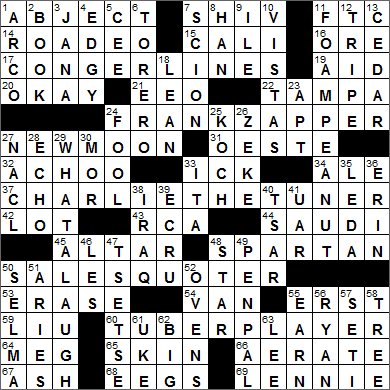 0827-14 New York Times Crossword Answers 27 Aug 14, Wednesday