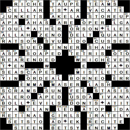 0907-14 New York Times Crossword Answers 7 Sep 14, Sunday