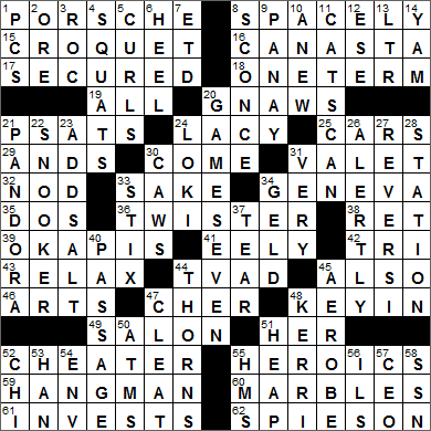 1013-14 New York Times Crossword Answers 13 Oct 14, Monday