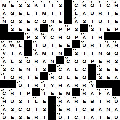 1018-14 New York Times Crossword Answers 18 Oct 14, Saturday