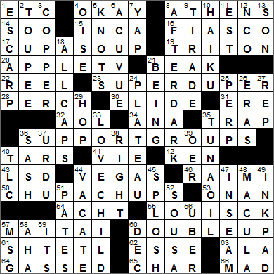 1111-14 New York Times Crossword Answers 11 Nov 14, Tuesday