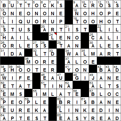 1213-14 New York Times Crossword Answers 13 Dec 14, Saturday