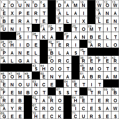 1202-14 New York Times Crossword Answers 2 Dec 14, Tuesday