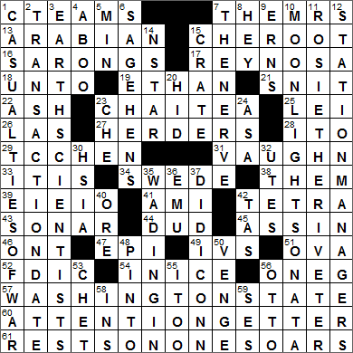 0110-15 New York Times Crossword Answers 10 Jan 15, Saturday