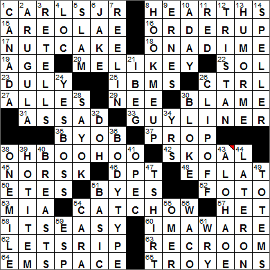 0131-15 New York Times Crossword Answers 31 Jan 15, Saturday