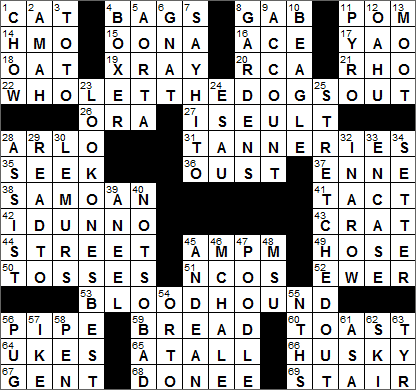 0217-15 New York Times Crossword Answers 17 Feb 15, Tuesday