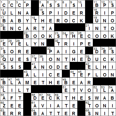 0218-15 New York Times Crossword Answers 18 Feb 15, Wednesday