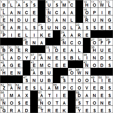 0224-15 New York Times Crossword Answers 24 Feb 15, Tuesday