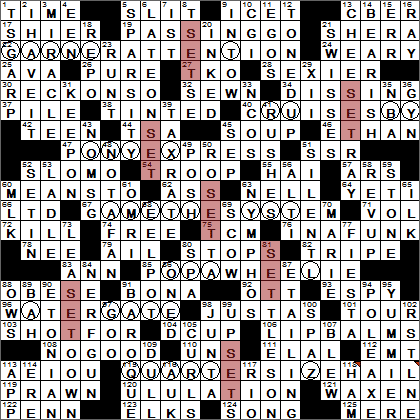 0208-15 New York Times Crossword Answers 8 Feb 15, Sunday
