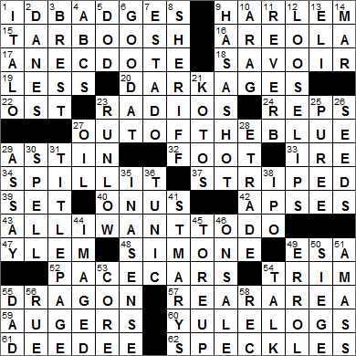 0313-15 New York Times Crossword Answers 13 Mar 15, Friday