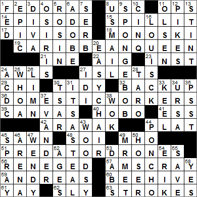 0318-15 New York Times Crossword Answers 18 Mar 15, Wednesday