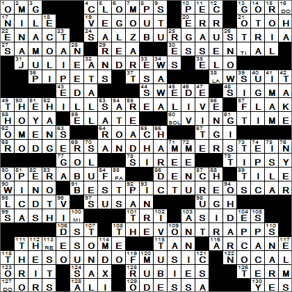 0301-15 New York Times Crossword Answers 1 Mar 15, Sunday