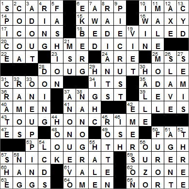 0407-15 New York Times Crossword Answers 7 Apr 15, Tuesday