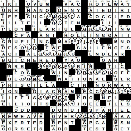 0510-15 New York Times Crossword Answers 10 May 15, Sunday