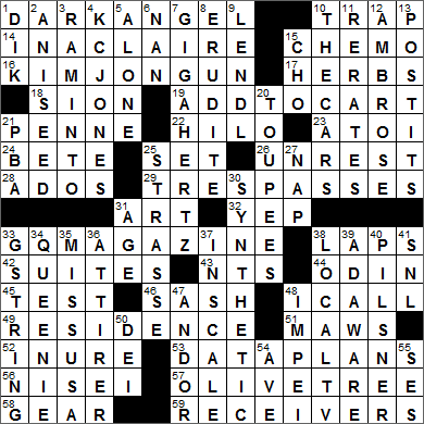 0515-15 New York Times Crossword Answers 15 May 15, Friday