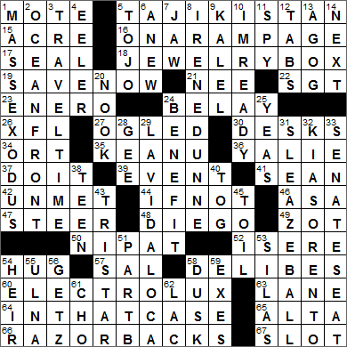 0612-15 New York Times Crossword Answers 12 Jun 15, Friday